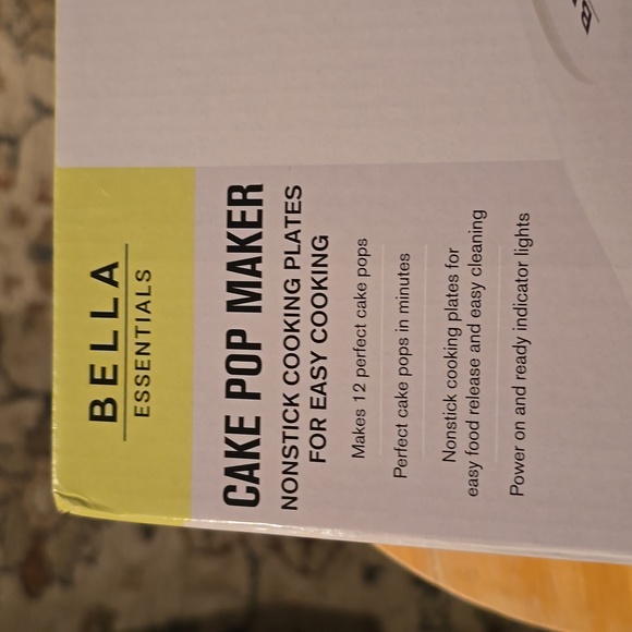 BELLA ESSENTIALS BRAND CAKE POP MAKER - Picture 3 of 8